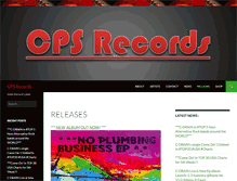 Tablet Screenshot of cps-records.com